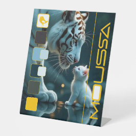 MOUSSA PEDESTAL SIGN SOCKELSCHILD