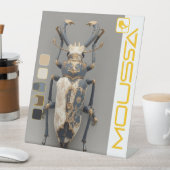 MOUSSA PEDESTAL SIGN SOCKELSCHILD (In Situ)