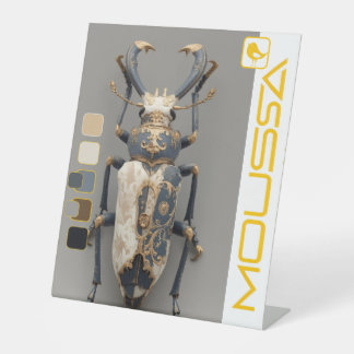 MOUSSA PEDESTAL SIGN SOCKELSCHILD