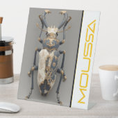 MOUSSA PEDESTAL SIGN SOCKELSCHILD (In Situ)