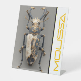 MOUSSA PEDESTAL SIGN SOCKELSCHILD