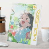 MOUSSA PEDESTAL SIGN SOCKELSCHILD (In Situ)