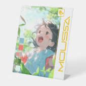 MOUSSA PEDESTAL SIGN SOCKELSCHILD (Vorderseite)