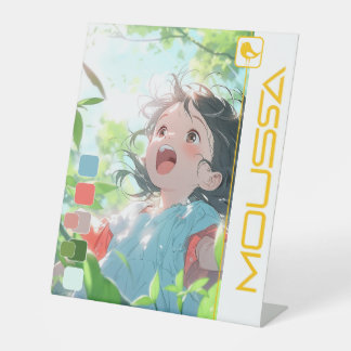 MOUSSA PEDESTAL SIGN SOCKELSCHILD