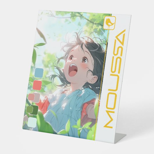 MOUSSA PEDESTAL SIGN SOCKELSCHILD (Vorderseite)