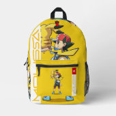 MOUSSA Print Cut Sew Bag Bedruckter Rucksack (Vorderseite)