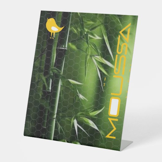 MOUSSA SOCKELSCHILD (Vorderseite)