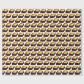 Moussaka Griechisch Mittelmeer Food Eggplant Potat Geschenkpapier (Flach)