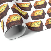 Moussaka Griechisch Mittelmeer Food Eggplant Potat Geschenkpapier (Rolleneckpunkt)