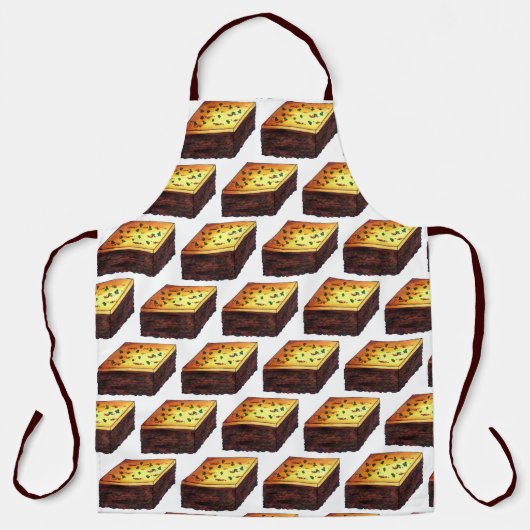 Moussaka Griechisch Mittelmeer Food Eggplant Potat Schürze (Vorderseite)