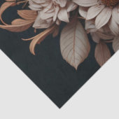 Mousseline Blume Skull Paper Seite verlassen Seidenpapier (Ausschnitt)