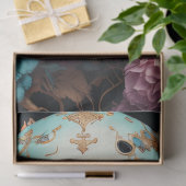 Mousseline Blume Skull Paper v2- Hygienepapier Seidenpapier (Geschenk)