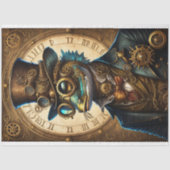 Mousseline Cute Fish Steampunk Hat Tissue paper Seidenpapier (Vorderseite)