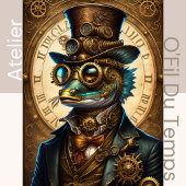 Mousseline Cute Fish Steampunk Hat Tissue paper Seidenpapier