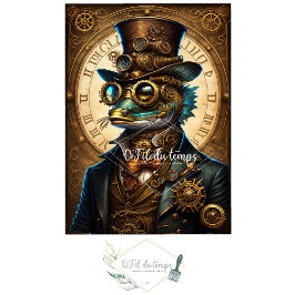 Mousseline Cute Fish Steampunk Hat Tissue paper Seidenpapier