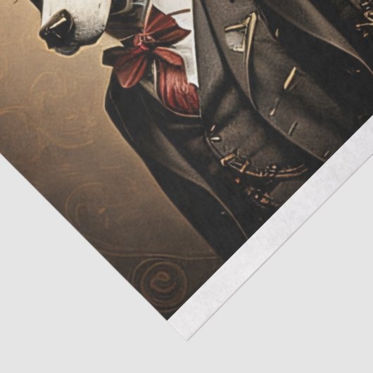 Mousseline Dogs Steampunk Hat Tissue Paper Seidenpapier (Ausschnitt)