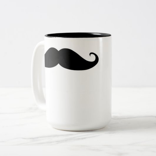Moustache mug zweifarbige tasse (Vorderseite Links)