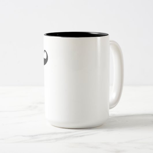 Moustache mug zweifarbige tasse (VorderseiteRechts)