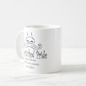 Moustached Stolz Kaffeetasse (Vorderseite Links)