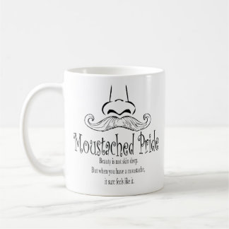 Moustached Stolz Kaffeetasse