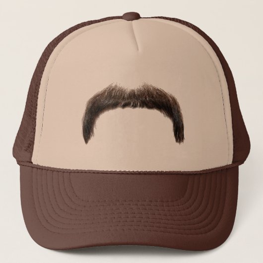 moustachehat truckerkappe (Vorderseite)