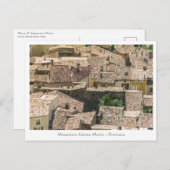 Moustiers Sainte Marie Postkarte (Vorne/Hinten)