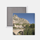 Moustiers-Sainte-Marie, Provence, Frankreich. Magnet (Vorderseite/Rückseite)
