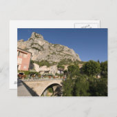Moustiers-Sainte-Marie, Provence, Frankreich. Postkarte (Vorne/Hinten)