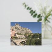 Moustiers-Sainte-Marie, Provence, Frankreich. Postkarte (Stehend Vorderseite)
