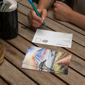 Mout Kilimanjaro Tansania Wasserfarben Postkarte