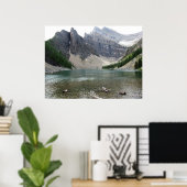 Moutain und Lake View Poster (Heimbüro)