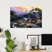 Moutain Villa Poster (Heimbüro)