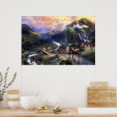 Moutain Villa Poster (Küche)