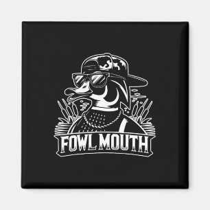 Mouth Duck Hunter Magnet