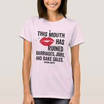 Mouth of Chaos: Design schlechter Mama T - Shirt