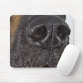 Mouth of Great Dane, nah-up Mousepad (Mit Mouse)