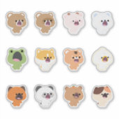 Mouth Opening von Tieren Aufkleber (Vorderseite)