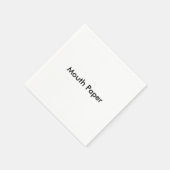 "Mouth Paper" Papier Napkins Serviette (Ecke)