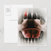 Mouth Postkarte (Vorne/Hinten)