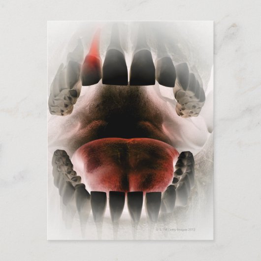 Mouth Postkarte (Vorderseite)