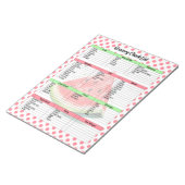 Mouth Watermelon Lebensmittelgeschäft Notizblock (angewinkelt)