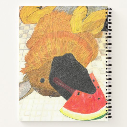 Mouth&Watermelon Notizblock (Rückseite)