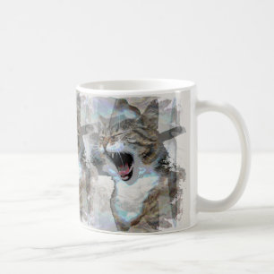 Mouthy Katze entwarf Foto-Kaffee-Tasse Kaffeetasse