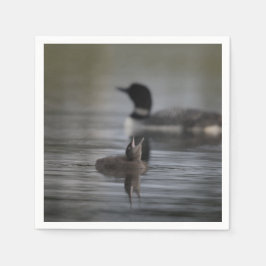 Mouthy Loon Paper Napkin Serviette