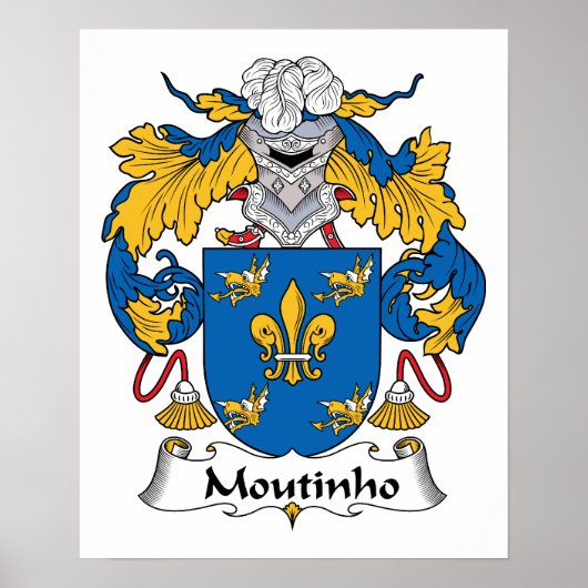 Moutinho Familienwappen Poster (Vorne)