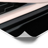 Move Forward Not Faster Car Quote Poster (Ecke)