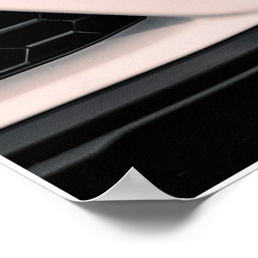 Move Forward Not Faster Car Quote Poster (Ecke)