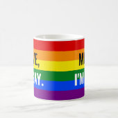 Move I bin Gay Rainbow Tasse (Mittel)