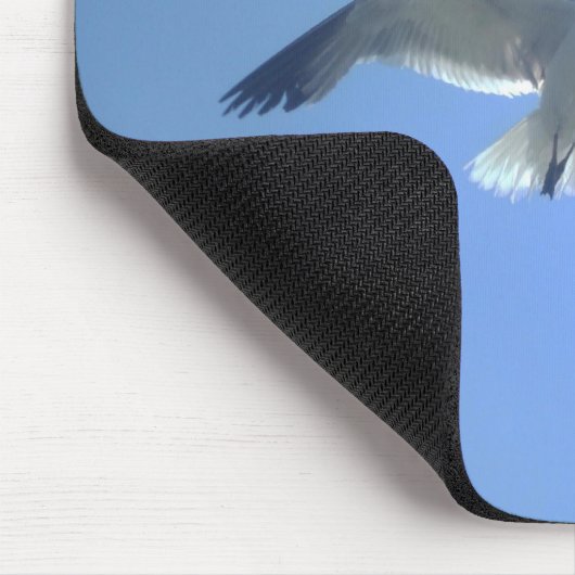 Möve im Flug Mousepad (Ecke)