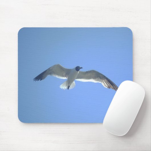 Möve im Flug Mousepad (Mit Mouse)